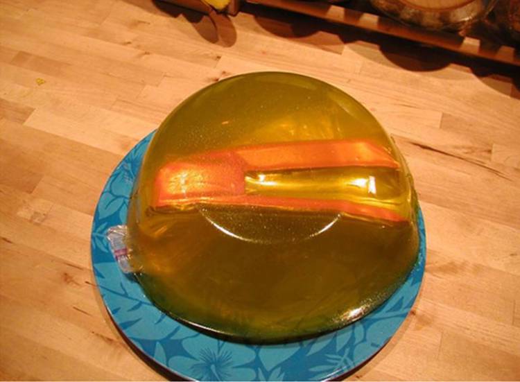 stapler in jelly